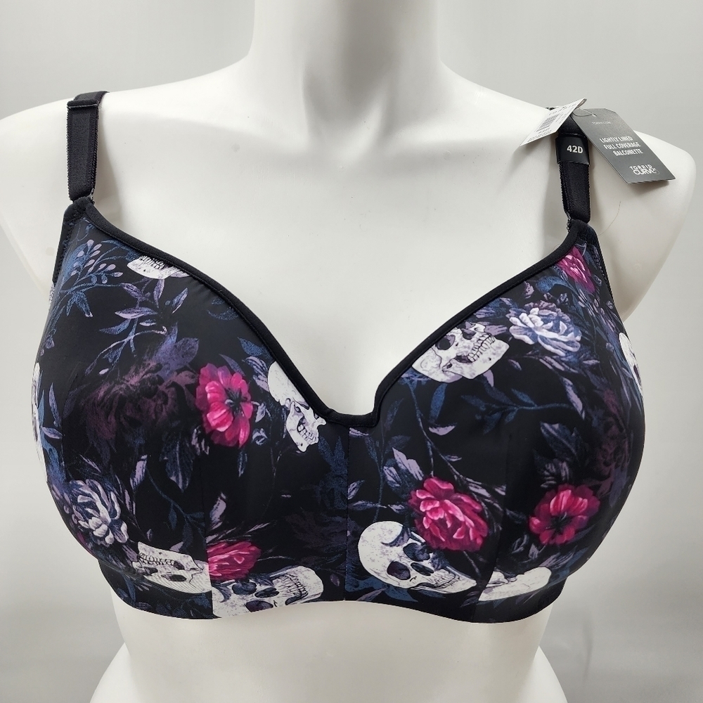 Torrid 42D Lightly Lined Full Coverage Balconette Bra - NWT